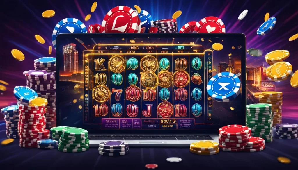 Bàn tay đang giữ tiền và chip, tượng trưng cho quản lý ngân sách cá cược